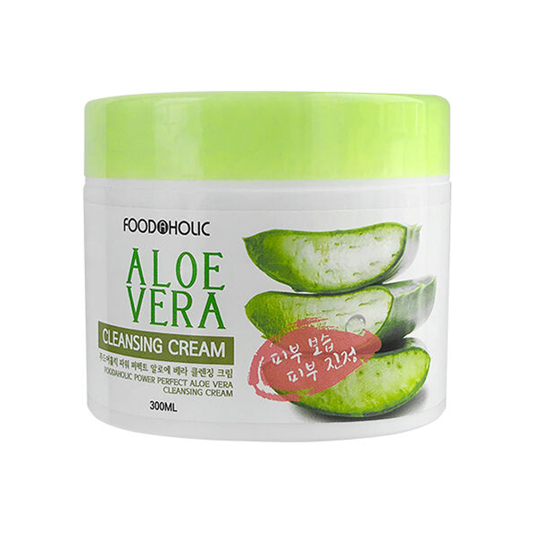 FOODAHOLIC ALOE VERA CLEANSING CREAM Очищающий крем для лица с экстрактом алоэ