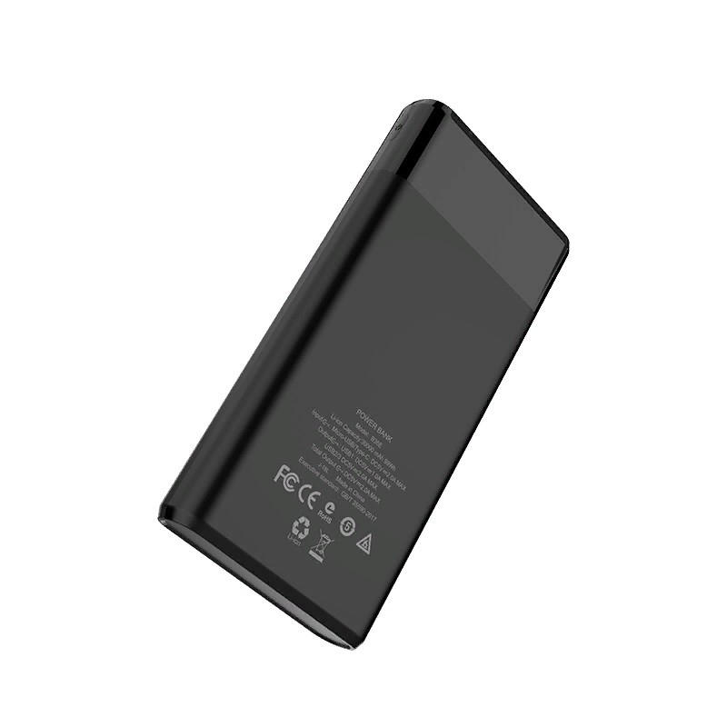 Аккумулятор внешний универсальный Hoco B35E-30000 mAh Entourage mobile Power bank (2USB: 5V-2.0A) черный