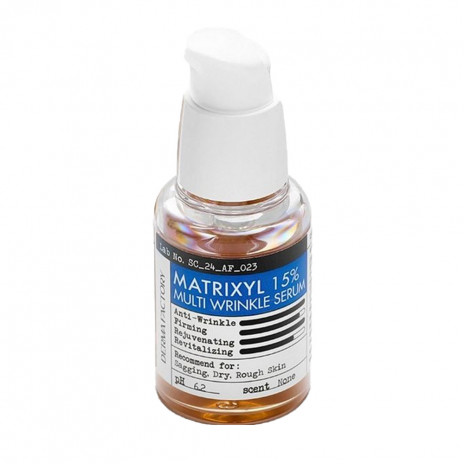 Derma Factory  MATRIXYL 15% MULTI WRINKLE SERUM Антивозрастная сыворотка для лица с комплексом пептидов 30мл