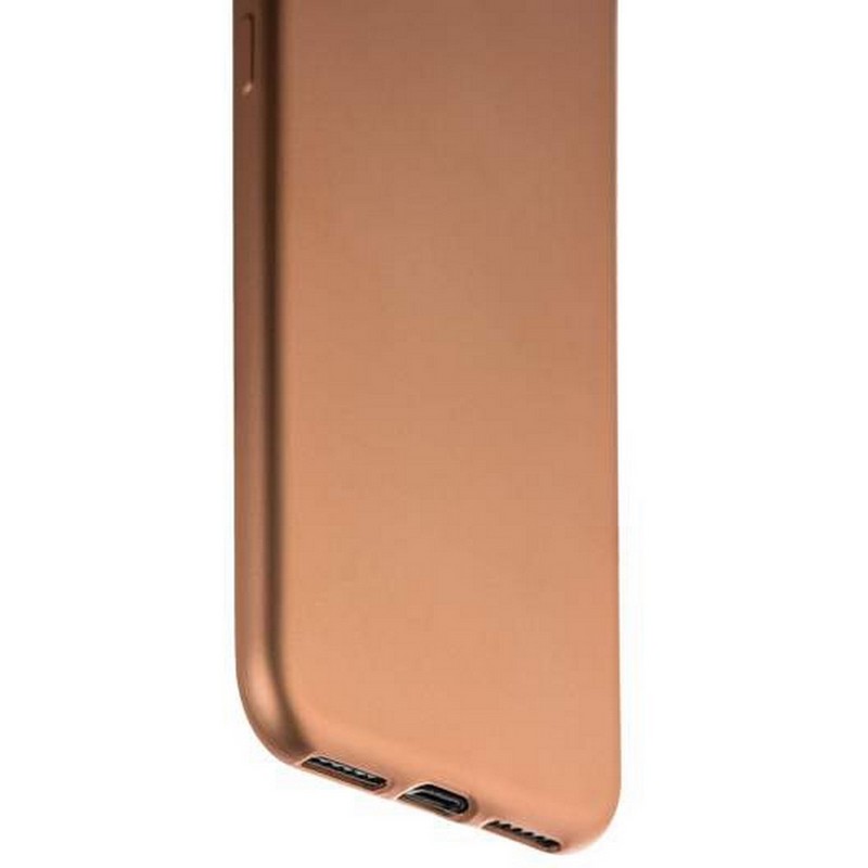 Чехол-накладка силиконовый J-case Delicate Series Matt 0.5mm для iPhone SE (2020г.)/ 8/ 7 (4.7) Розовое золото