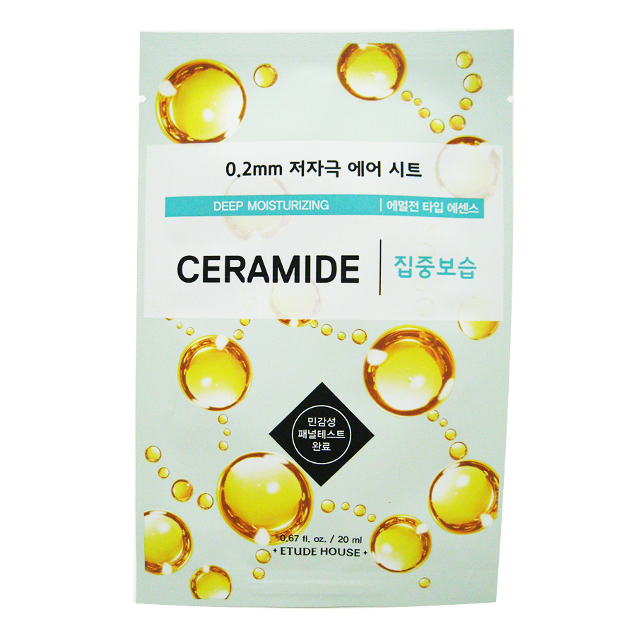 ETUDE HOUSE 0.2 Air Mask Ceramide Deep Moisturizing Маска для лица тканевая с керамидами