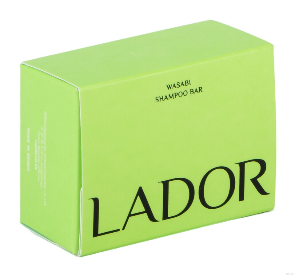 La'dor WASABI SHAMPOO BAR Твёрдый шампунь для волос с экстрактом корня васаби 115г