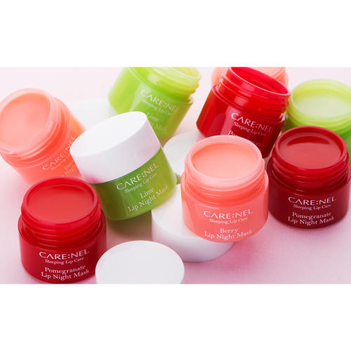 Care:Nel Маска ночная для губ с ароматом ягод – Berry lip night mask, 5г