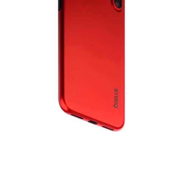 Чехол-накладка супертонкая Coblue Slim Series PP Case & Glass (2в1) для iPhone XS/ X (5.8") Красный