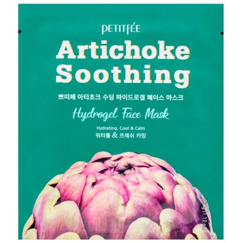 Petitfee Artichoke Soothing Hydrogel Face Mask Маска для лица с артишоком