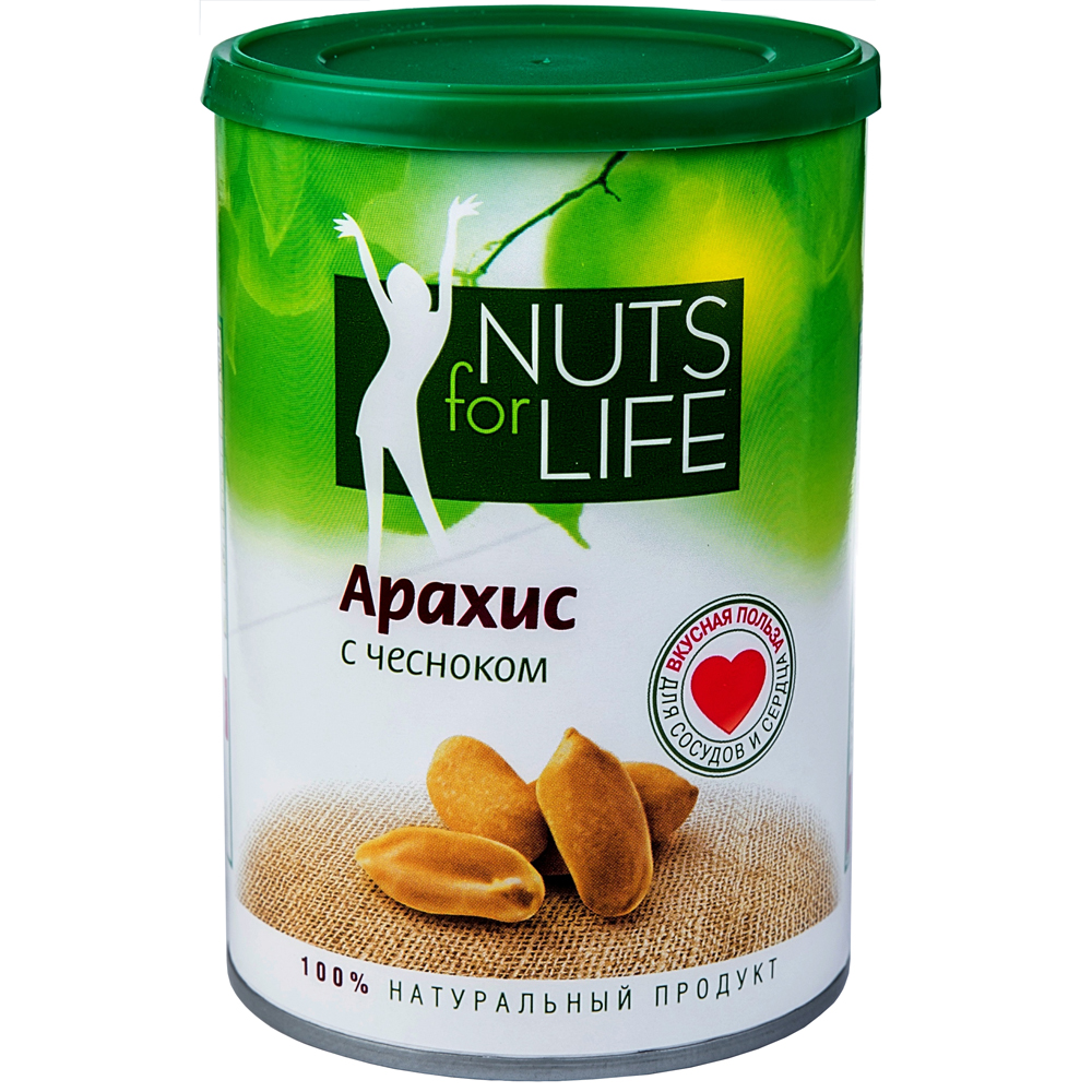 Арахис с чесноком Nuts for life 200 г