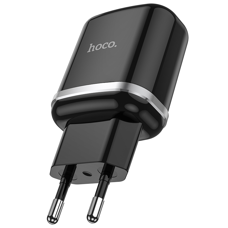 Адаптер питания Hoco N3 Special single port QC3.0 charger Apple&Android (USB: 3.6-6.5V 3.0A/6.6-9V 2.0A/ 18W) Черный