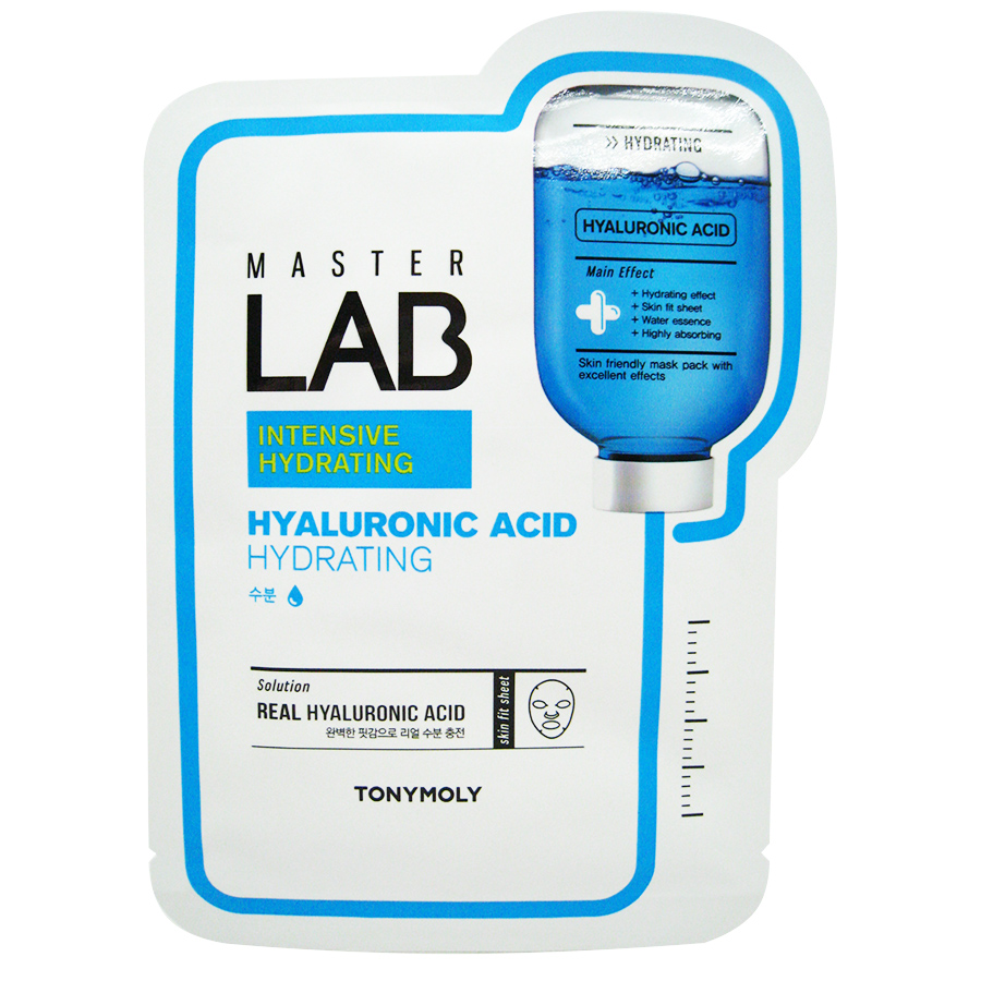 TONYMOLY MASTER LAB REAL HYALURONIC ACID Тканевая маска для лица с гиалуроновой кислотой