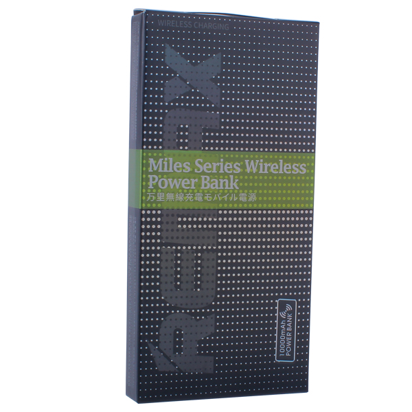 Аккумулятор внешний универсальный & беспроводное зарядное Remax RPP 103- 10000 mAh Miles power bank (2USB: 5V-2.4A) Зеленый