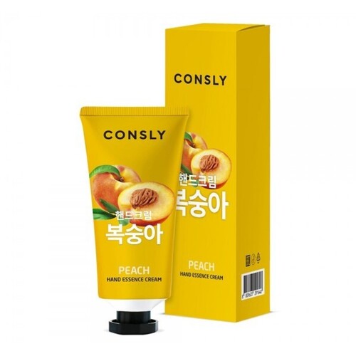 Consly Крем-сыворотка для рук с экстрактом персика - Peach hand essence cream, 100мл