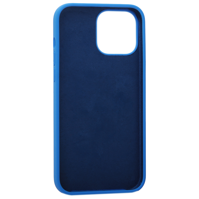 Накладка силиконовая MItrifON для iPhone 14 Pro Max (6.7") без логотипа Синий №70