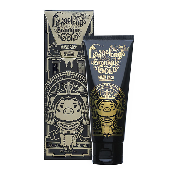 Elizavecca Milky Piggy Hell-Pore Longolongo Gronique Gold Mask Pack Золотая омолаживающая маска