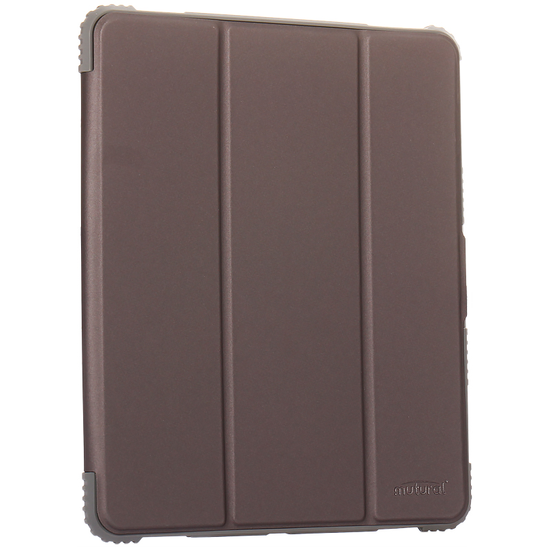 Чехол-подставка Mutural Folio Case Elegant series для iPad Pro (12.9") 2021г. кожаный (MT-P-010504) Графитовый