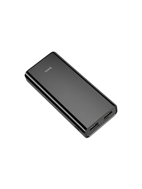 Аккумулятор внешний универсальный Hoco J45 10000 mAh Elegant Shell power mobile power bank (2USB:5V-2.0A Max) Черный