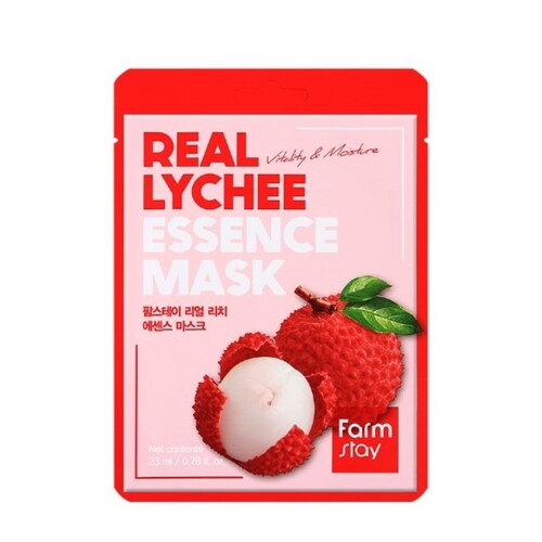 FarmStay Маска тканевая с экстрактом личи - Real lychee essence mask, 23мл