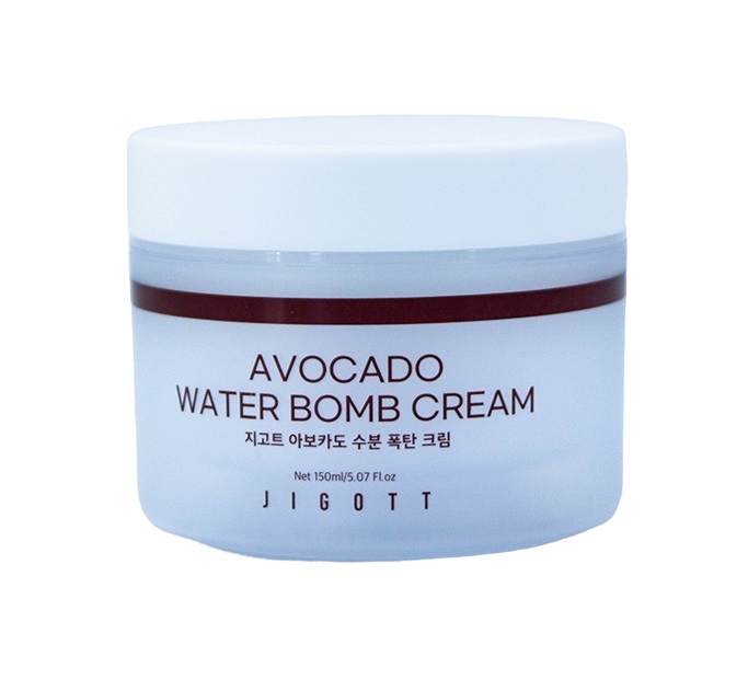 Jigott Avocado Water bomb Cream Крем для лица с маслом авокадо  150мл