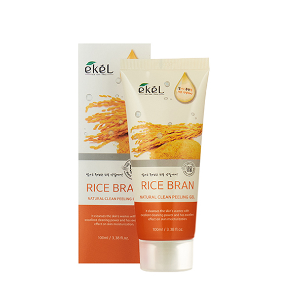 EKEL Natural Clean peeling gel Rice Bran Пилинг-скатка с экстрактом риса