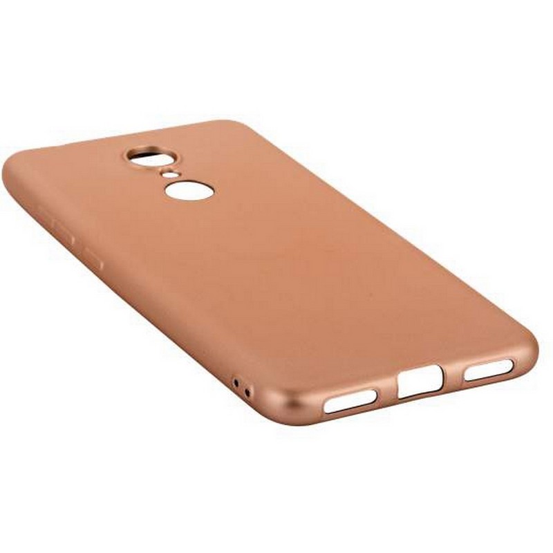 Чехол-накладка силиконовый J-case Delicate Series Matt 0.5mm для Xiaomi Redmi 5 (5.7") Розовое золото