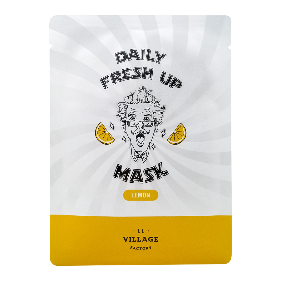 VILLAGE 11 FACTORY Daily Fresh Up Mask Lemon Тканевая маска для лица с экстрактом лимона