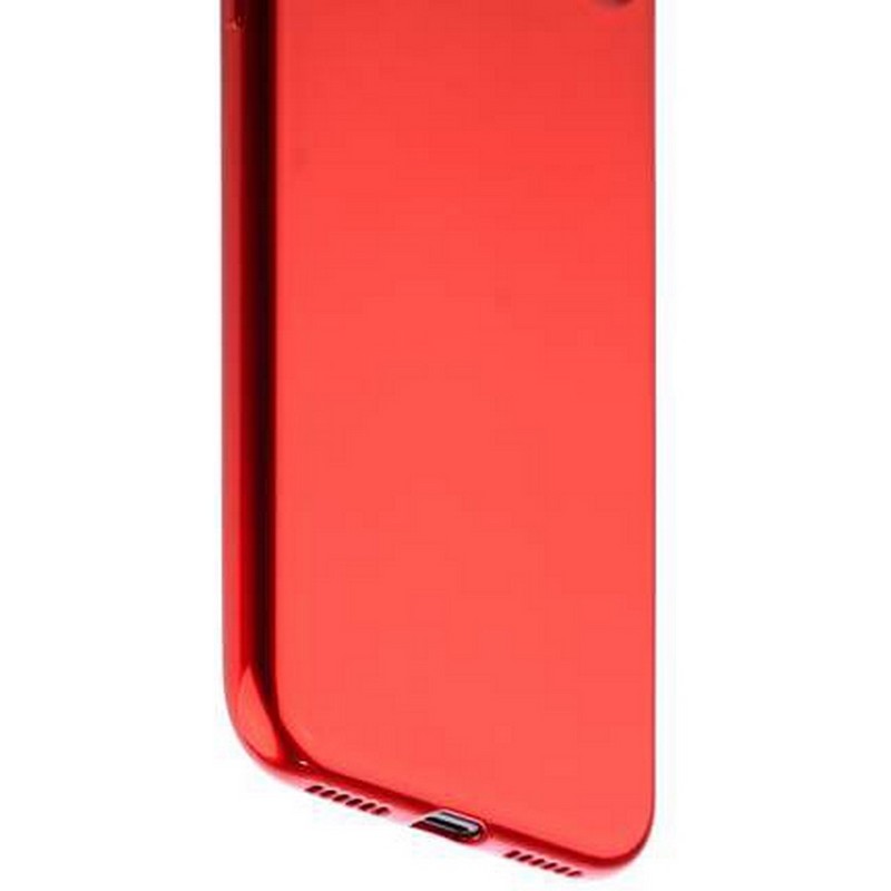 Чехол-накладка силиконовый J-case Shiny Glazed Series 0.5mm для iPhone XS/ X (5.8") Jet Red Красный