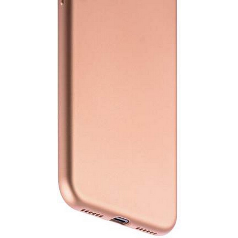 Чехол-накладка силиконовый J-case Delicate Series Matt 0.5mm для iPhone XS/ X (5.8") Розовое золото