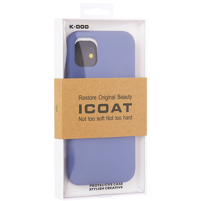 Чехол-накладка силиконовая K-Doo iCoat Liquid Silicone для iPhone 11 (6.1") Синий