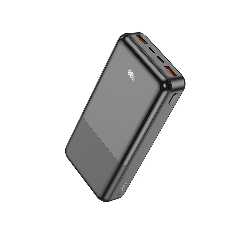 Аккумулятор внешний универсальный Hoco J108A 20000 mAh Universe PD22.5W+QC3.0 power bank (2USB:5V-3A/ Type-C: 5V-3A) Черный