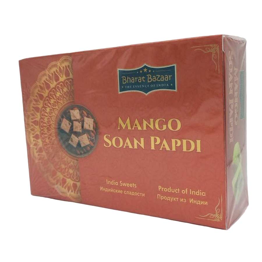 Bharat Bazaar Сладости Соан Папди с Манго Soan Papadi Mango 250г