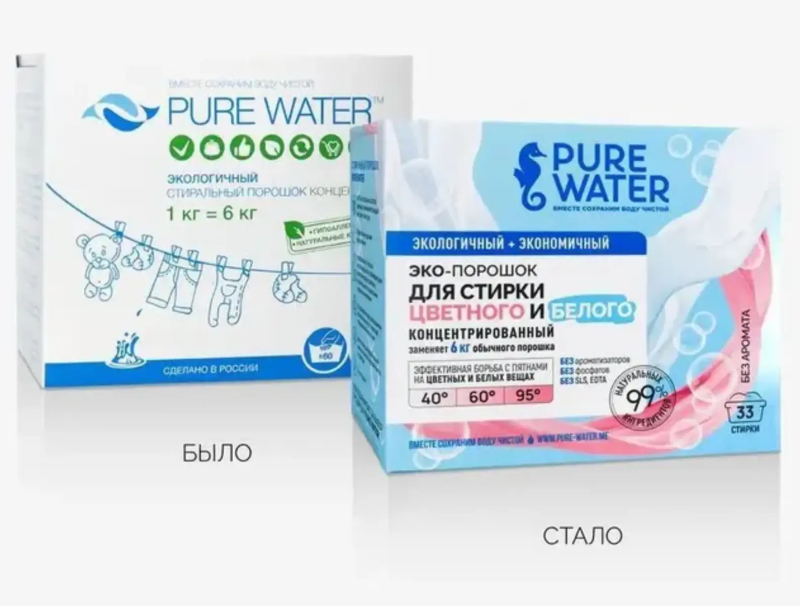 Стиральный порошок Pure Water 1000 г